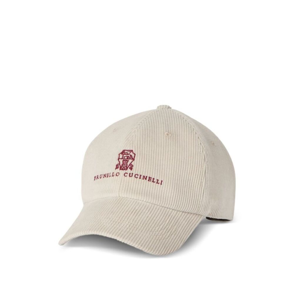Brunello Cucinelli Men Logo Cotton Baseball Cap